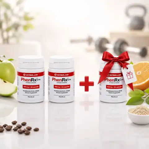 PhenRx forte 500mg 3x50 kapsúl (2 balenia +1 zdarma)